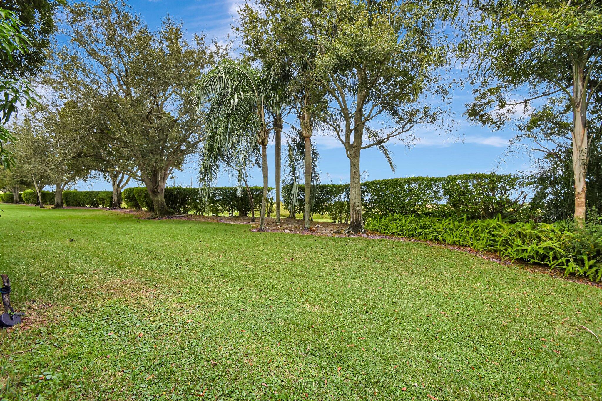 10929 Old Bridgeport Lane Boca Raton, FL 33498 - Photo 30 of 43 Backyard looking at NW view and landscap