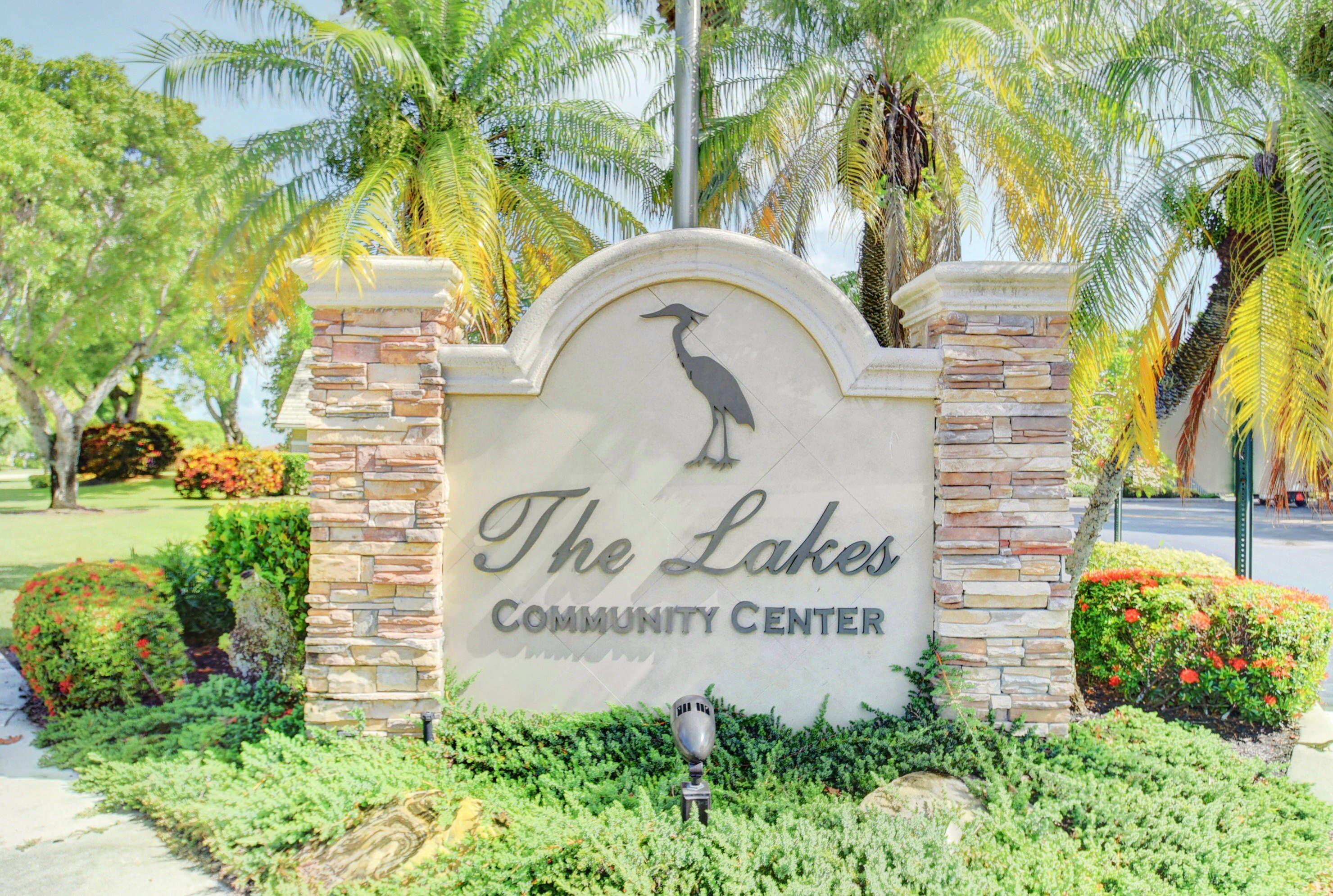 10929 Old Bridgeport Lane Boca Raton, FL 33498 - Photo 35 of 43 The lakes- sign at community center