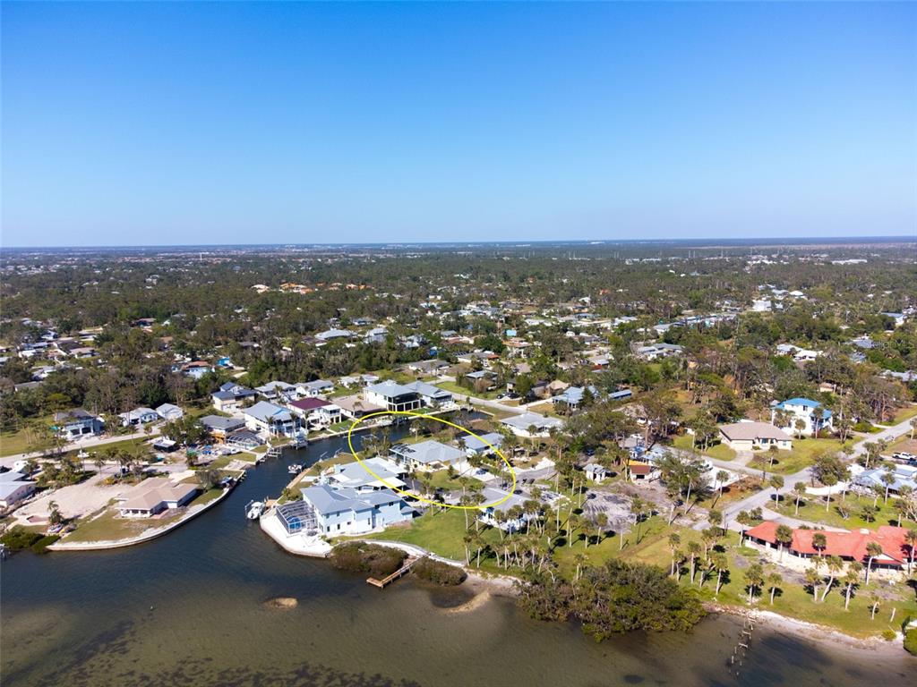 840 Park Road Englewood, FL 34223 - Photo 54 of 76 an aerial view of a city with ocean view