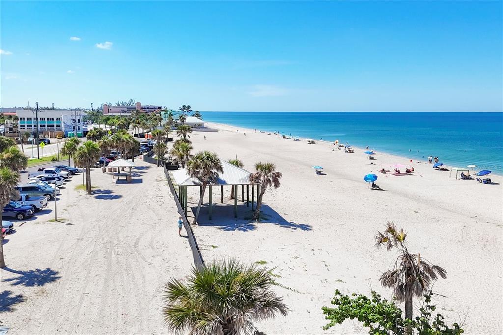 840 Park Road Englewood, FL 34223 - Photo 58 of 76 an ocean view with beach and ocean view