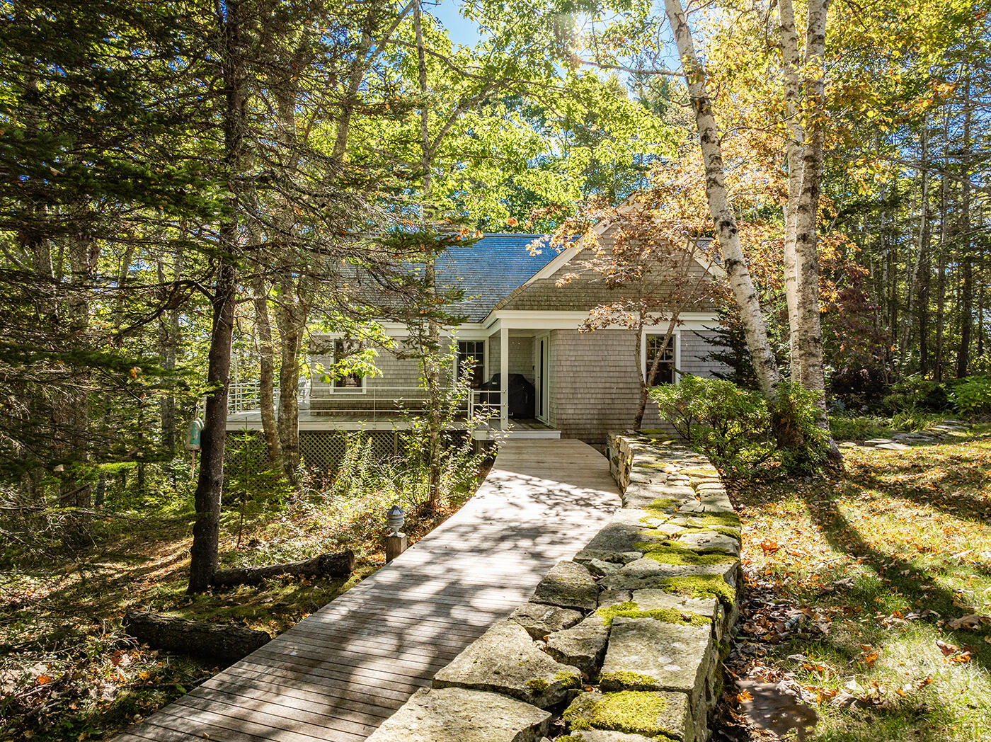 394 Hathorne Point Road Cushing, ME 04563 - Photo 49 of 114 Walkway to Guest House