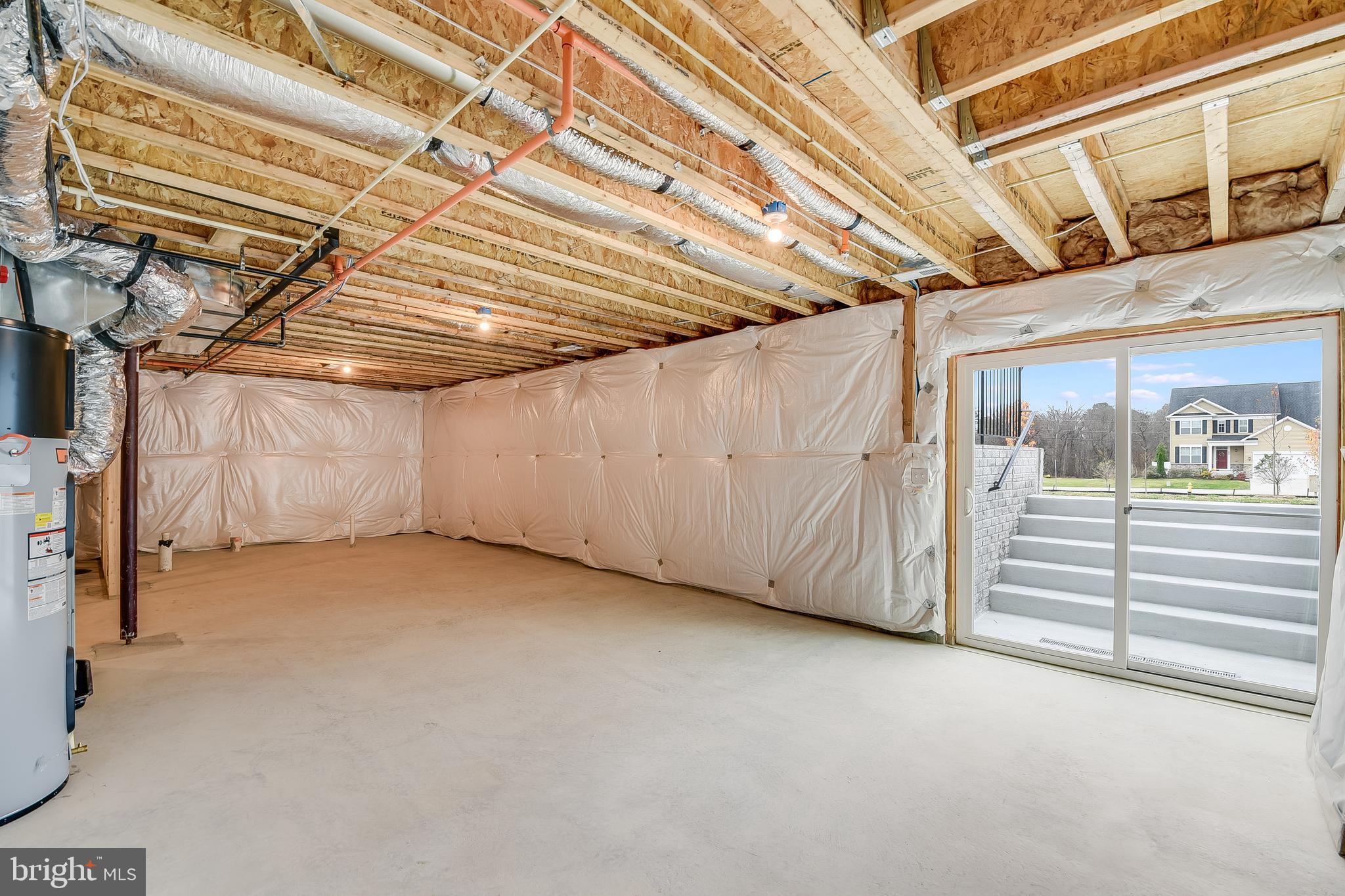 503 South Farm Crossing Road Severn, MD 21144 - Photo 42 of 46 Unfinished Family Room with WALKOUT