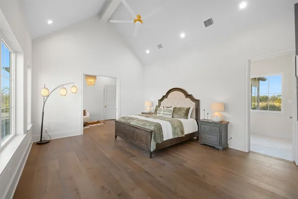 a white bath tub sitting in a bathroom