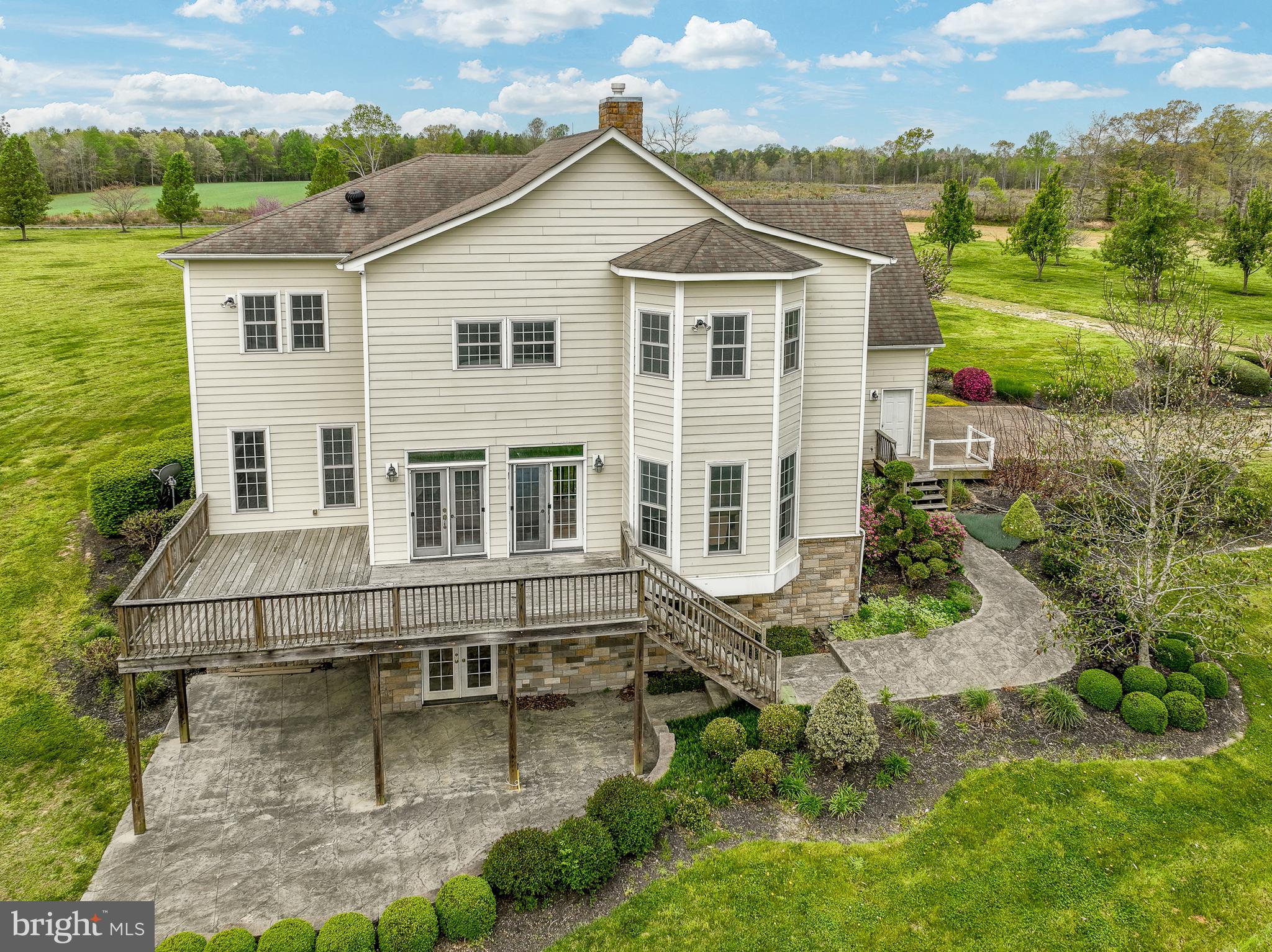 2066 Byrd's Mill Road Newtown, VA 23126 - Photo 45 of 61 an aerial view of a house with a yard
