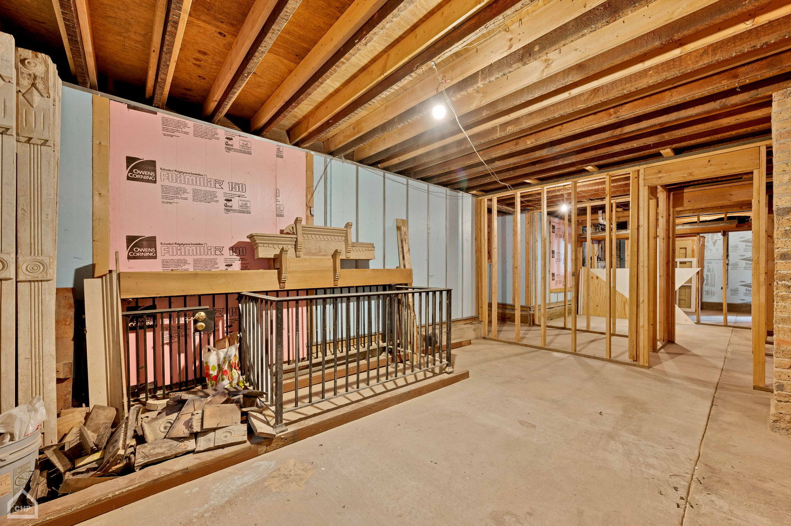 1429 West Roscoe Street Chicago, IL 60657 - Photo 63 of 65 a view of a porch with wooden floor