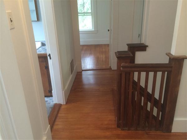 37 Evergreen Road Northampton, MA 01053 - Photo 17 of 27 a view of a hallway with wooden floor and staircase