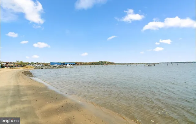 a view of an ocean and beach