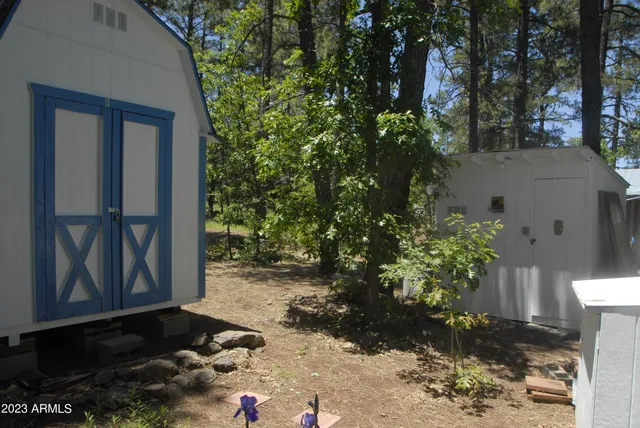 a view of swimming pool from a balcony