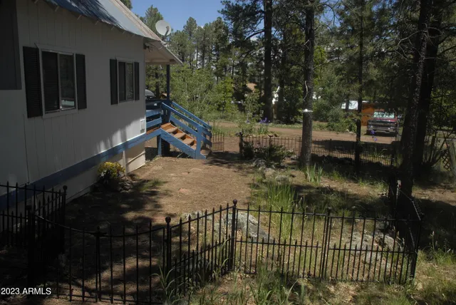 a view of a lake with a mountain in the background