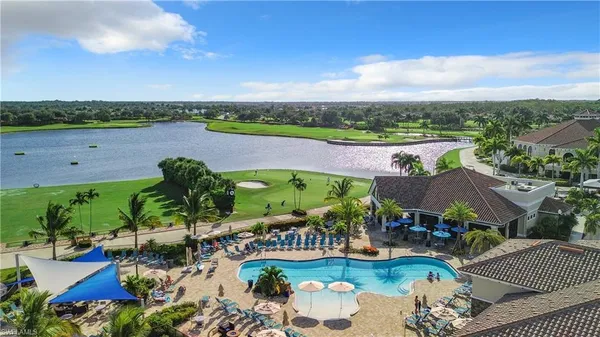 a view of a volley ball court