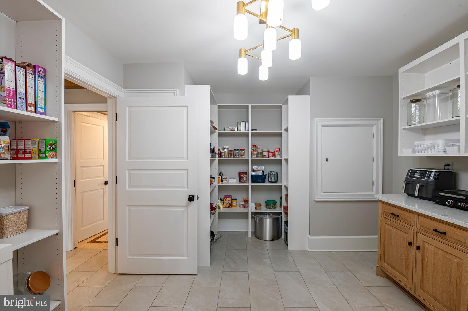 1504 Old Mill Road Reading, PA 19610 - Photo 33 of 77 Spacious pantry w/plentiful shelving & dumbwaiter