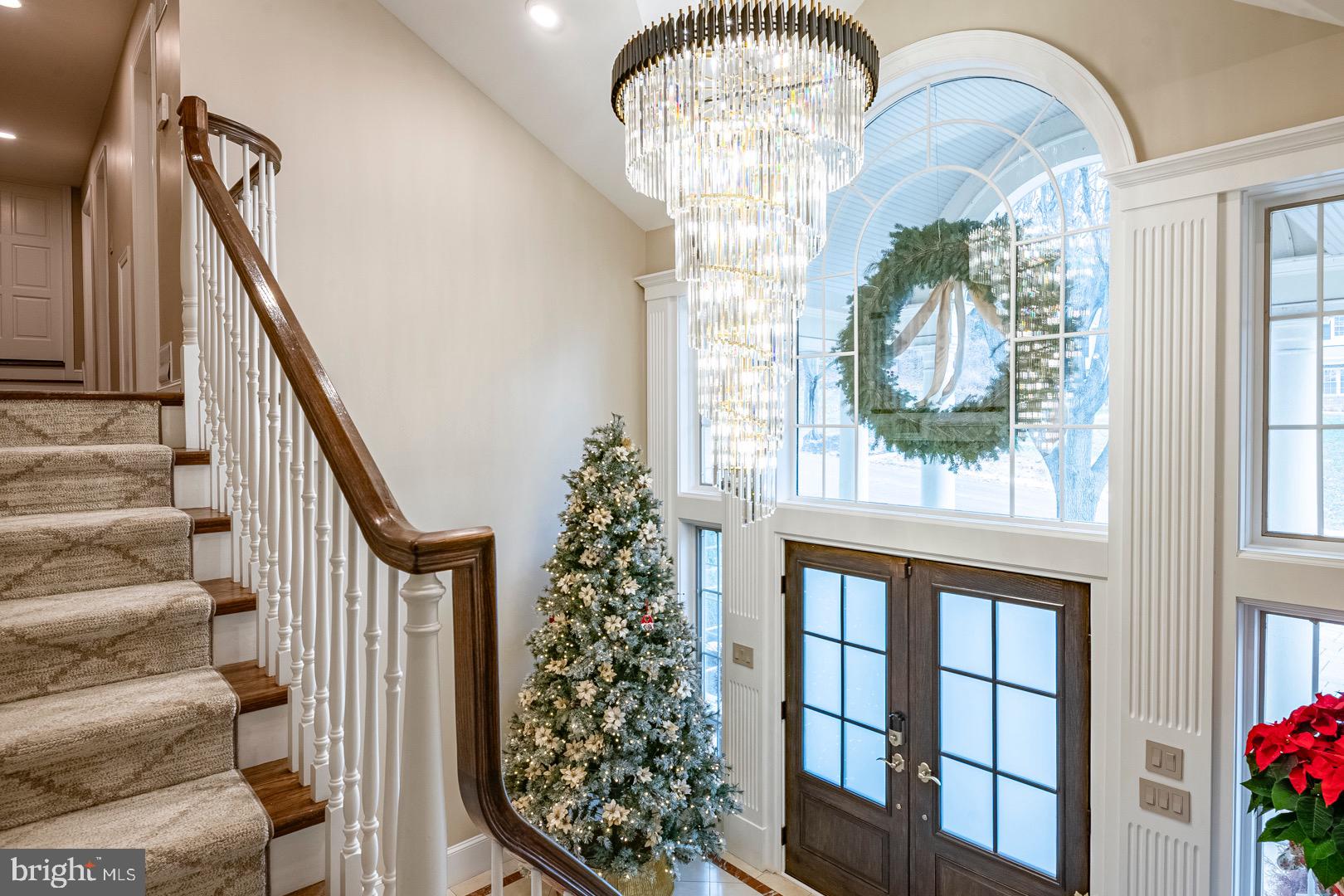1504 Old Mill Road Reading, PA 19610 - Photo 54 of 77 Beautiful chandelier in expansive entranceway