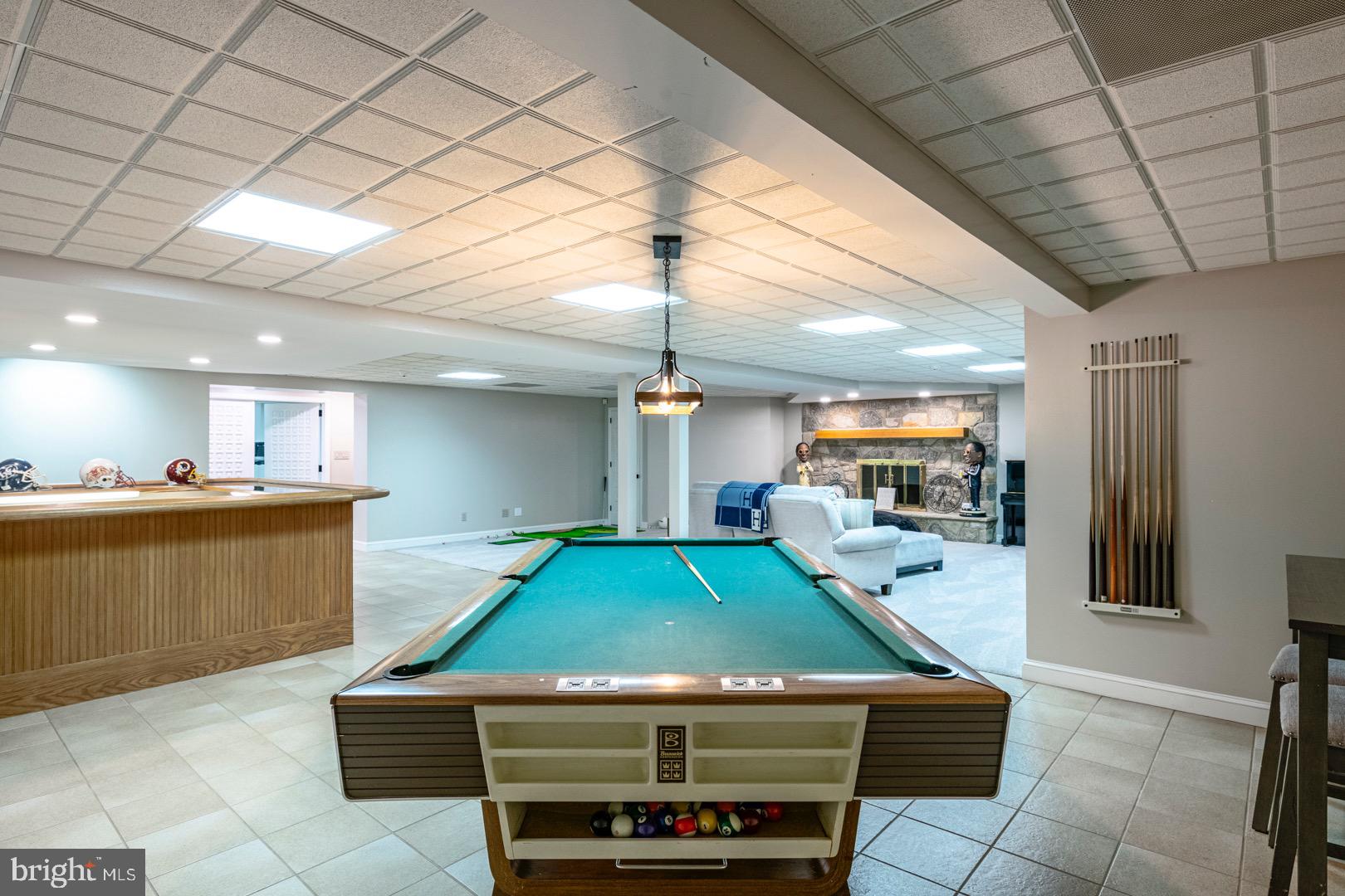 1504 Old Mill Road Reading, PA 19610 - Photo 64 of 77 Recreation room with fireplace