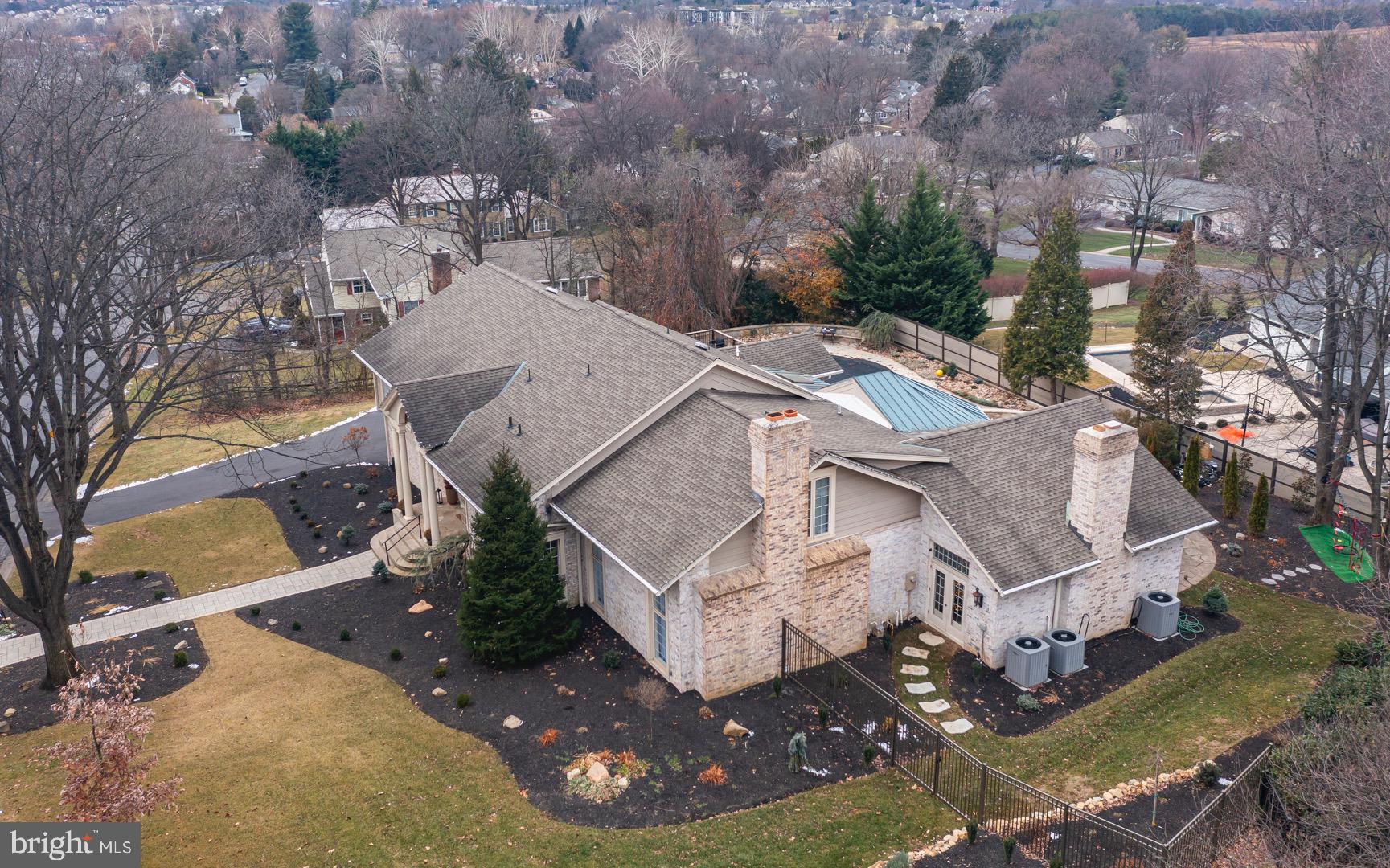 1504 Old Mill Road Reading, PA 19610 - Photo 73 of 79 an aerial view of a house with a yard
