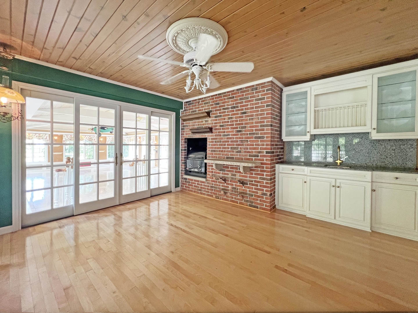 1017 Fisk Road Compton, IL 61318 - Photo 21 of 60 a view of an empty room with a window and kitchen view