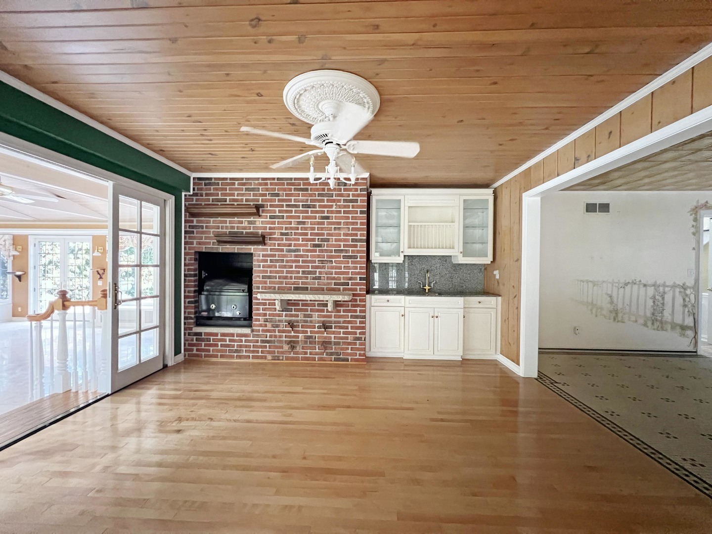 1017 Fisk Road Compton, IL 61318 - Photo 23 of 60 a view of empty room with wooden floor and fan