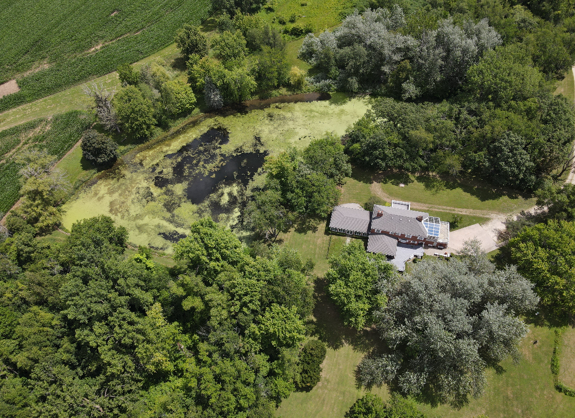 1017 Fisk Road Compton, IL 61318 - Photo 3 of 60 an aerial view of a house with a yard