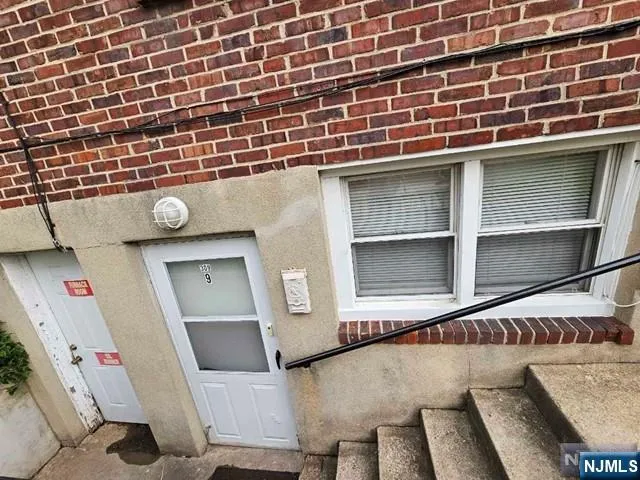 a close view of a fireplace