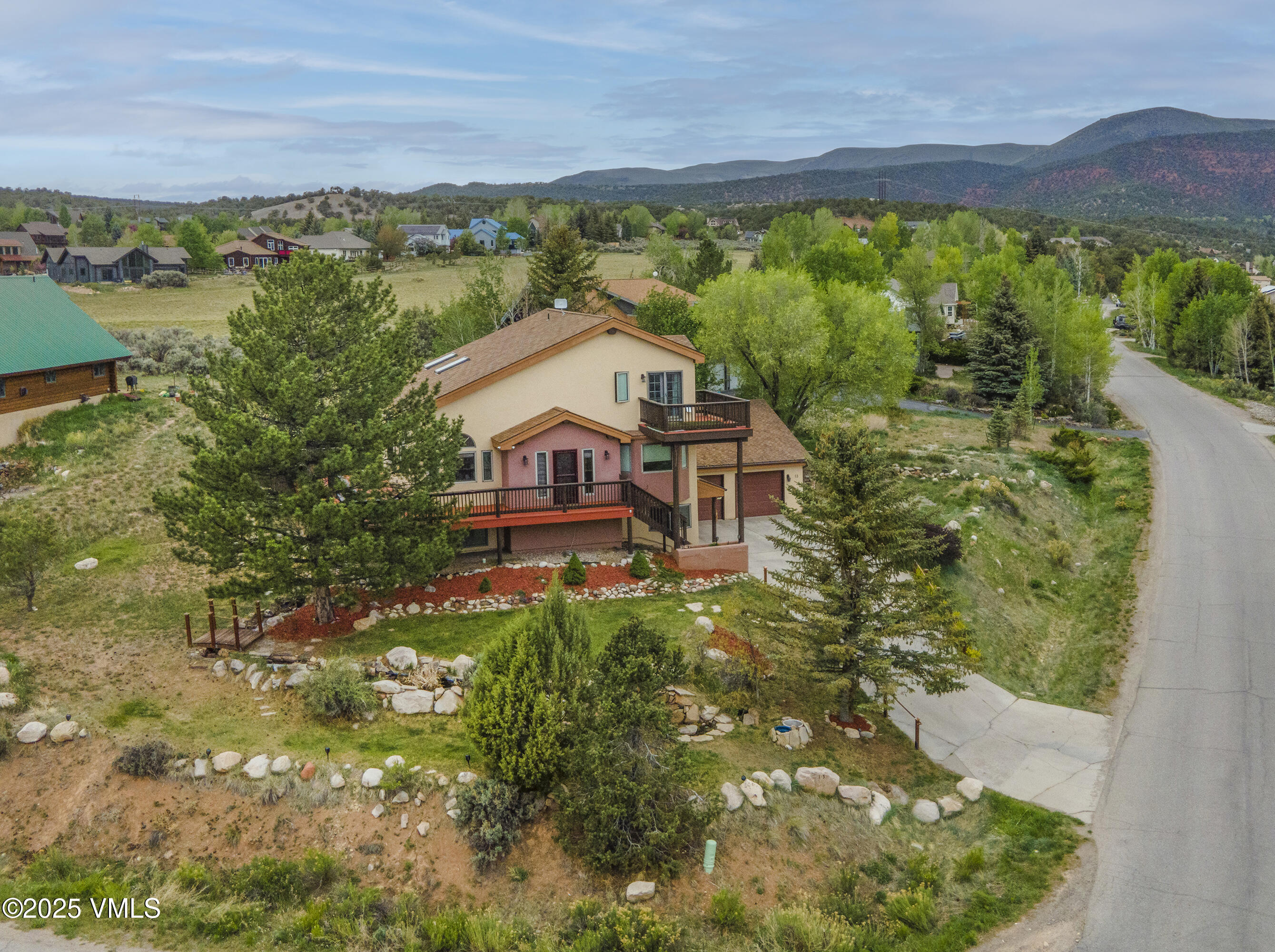 13 Pinion Lane Eagle, CO 81631 - Photo 40 of 60 a aerial view of a house with a big yard