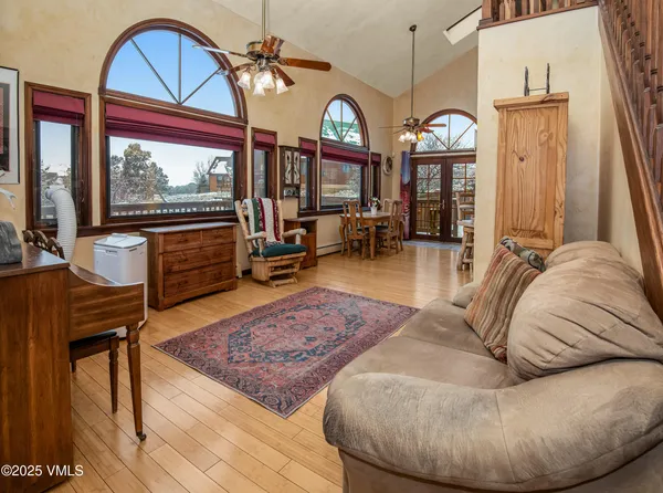a kitchen with sink cabinets and outdoor view