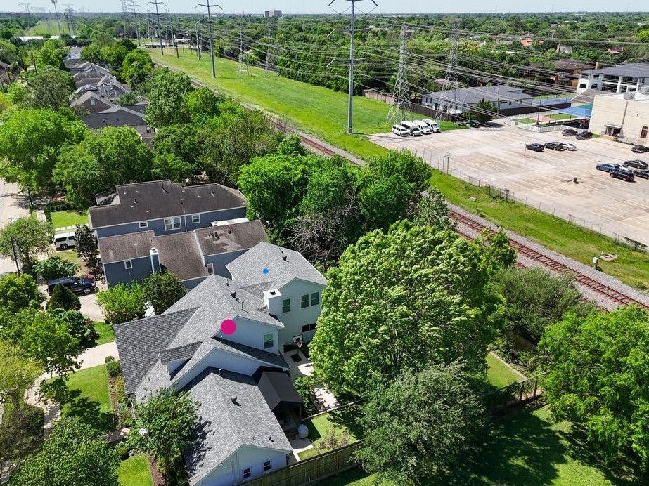 6510 Community Drive Houston, TX 77005 - Photo 31 of 37 Here's another aerial view of the house.