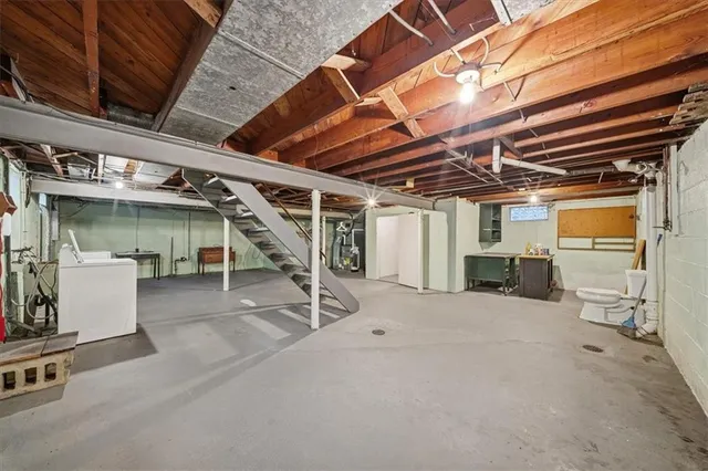 a view of a storage room