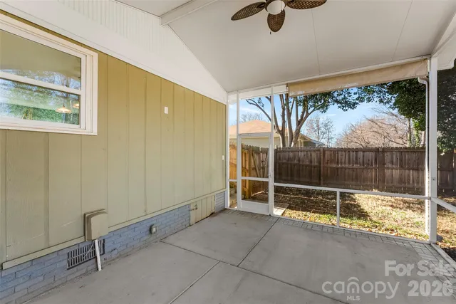 a view of a room with rack on the wall