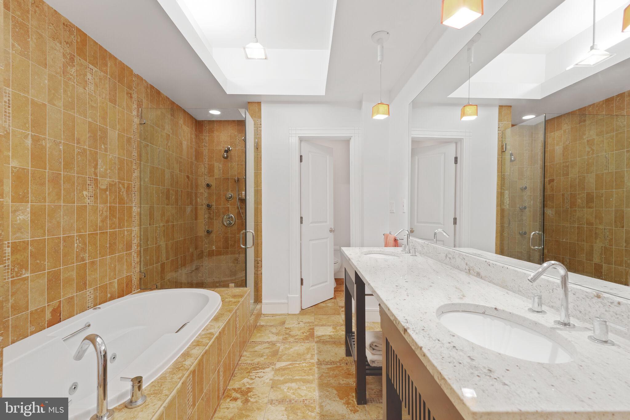 2807 Chesterfield Place Northwest Washington, DC 20008 - Photo 37 of 46 Bathroom | shower and separate soaking tub