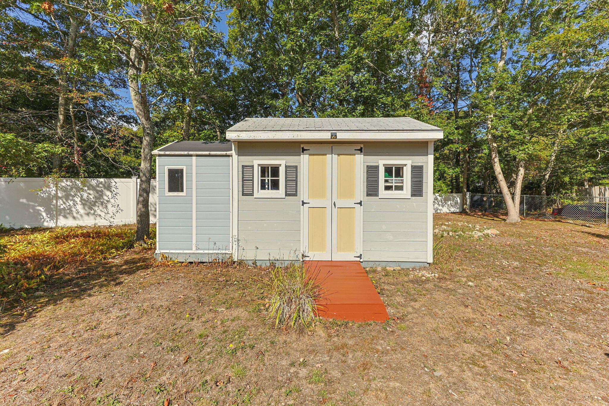 21 Brian Lane Hyannis, MA 02601 - Photo 33 of 38 Shed within fenced area of yard
