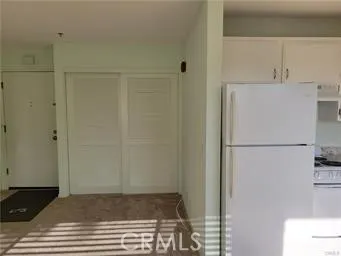 a view of a closet area