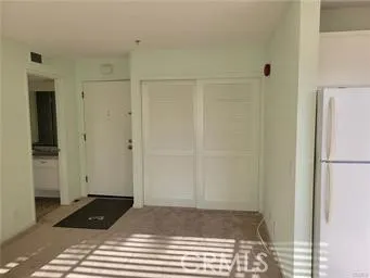 a view of a closet area