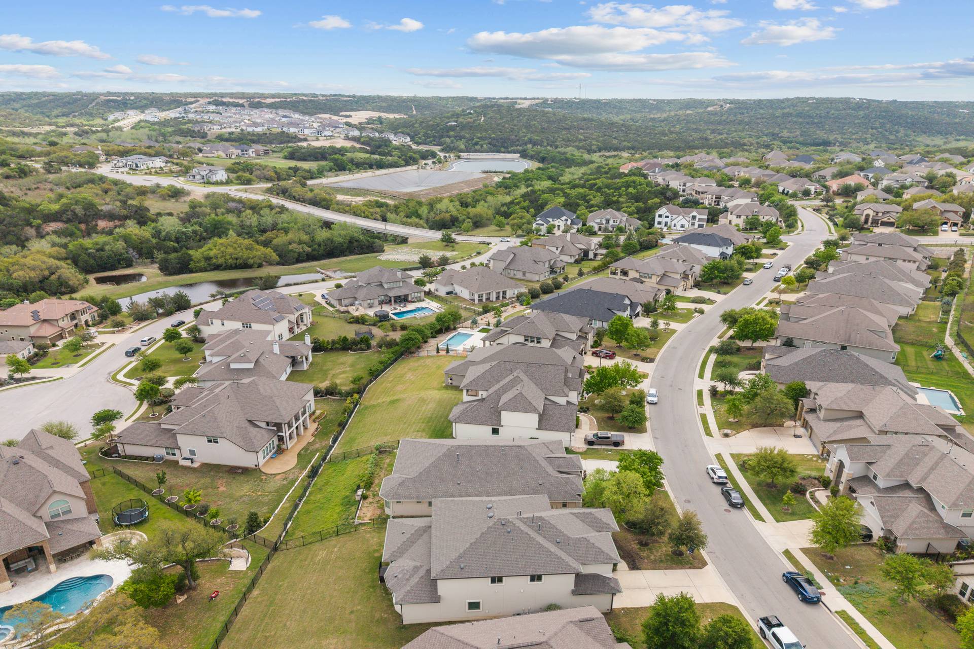 3516 Venezia View Leander, TX 78641 - Photo 36 of 40 Aerial view of property's location featuring nearby suburban area