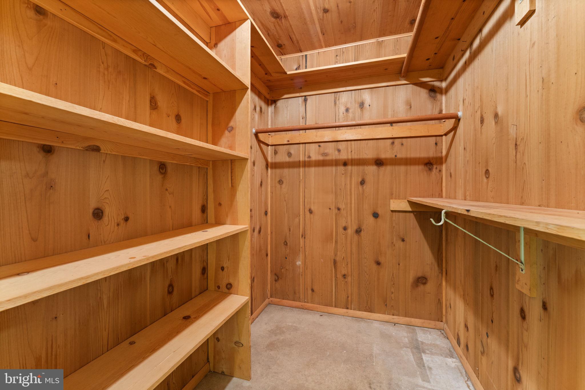 9 Snug Hill Court Potomac, MD 20854 - Photo 42 of 66 Large cedar closet in Lower Level