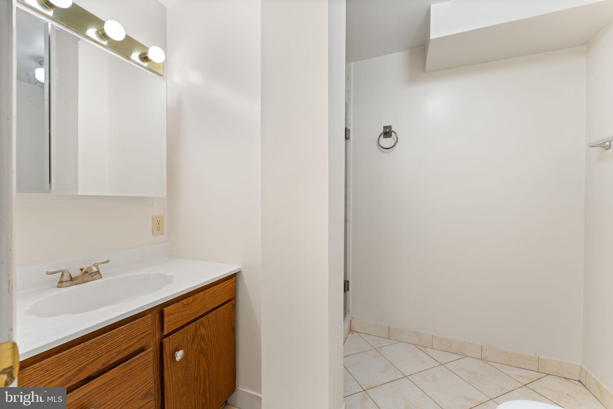 9 Snug Hill Court Potomac, MD 20854 - Photo 44 of 66 a bathroom with a sink and a mirror