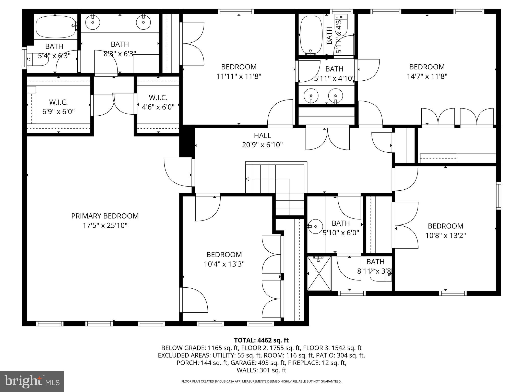 9 Snug Hill Court Potomac, MD 20854 - Photo 65 of 66 Upper Level floor plan