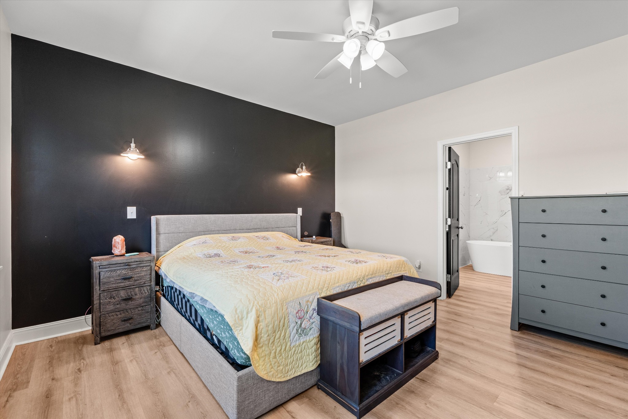 5195 Pleasant View Road Morrison, TN 37357 - Photo 21 of 45 a spacious bedroom with a bed and a dresser