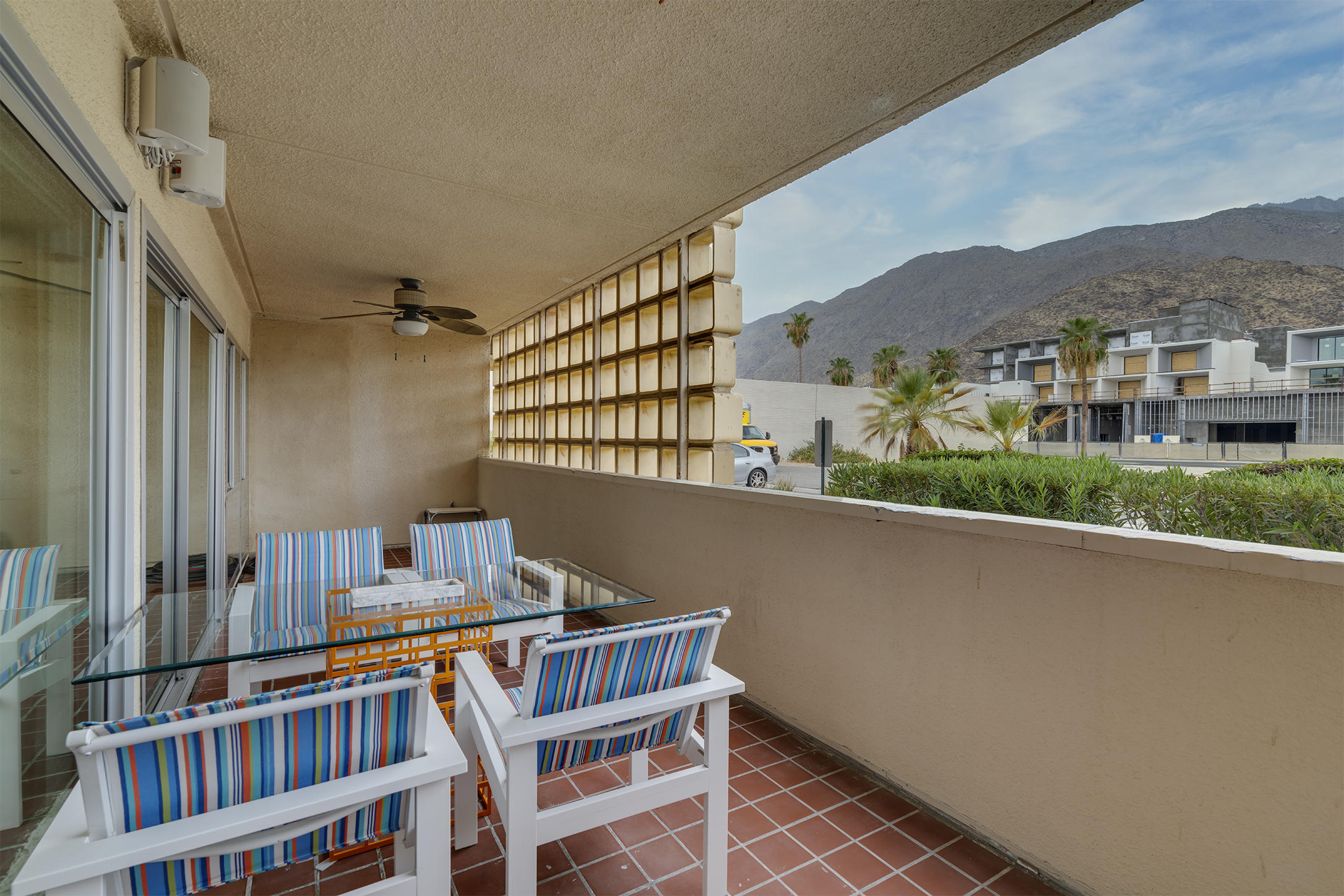 277 East Alejo Road, Unit 101 Palm Springs, CA 92262 - Photo 2 of 30 a view of balcony and patio