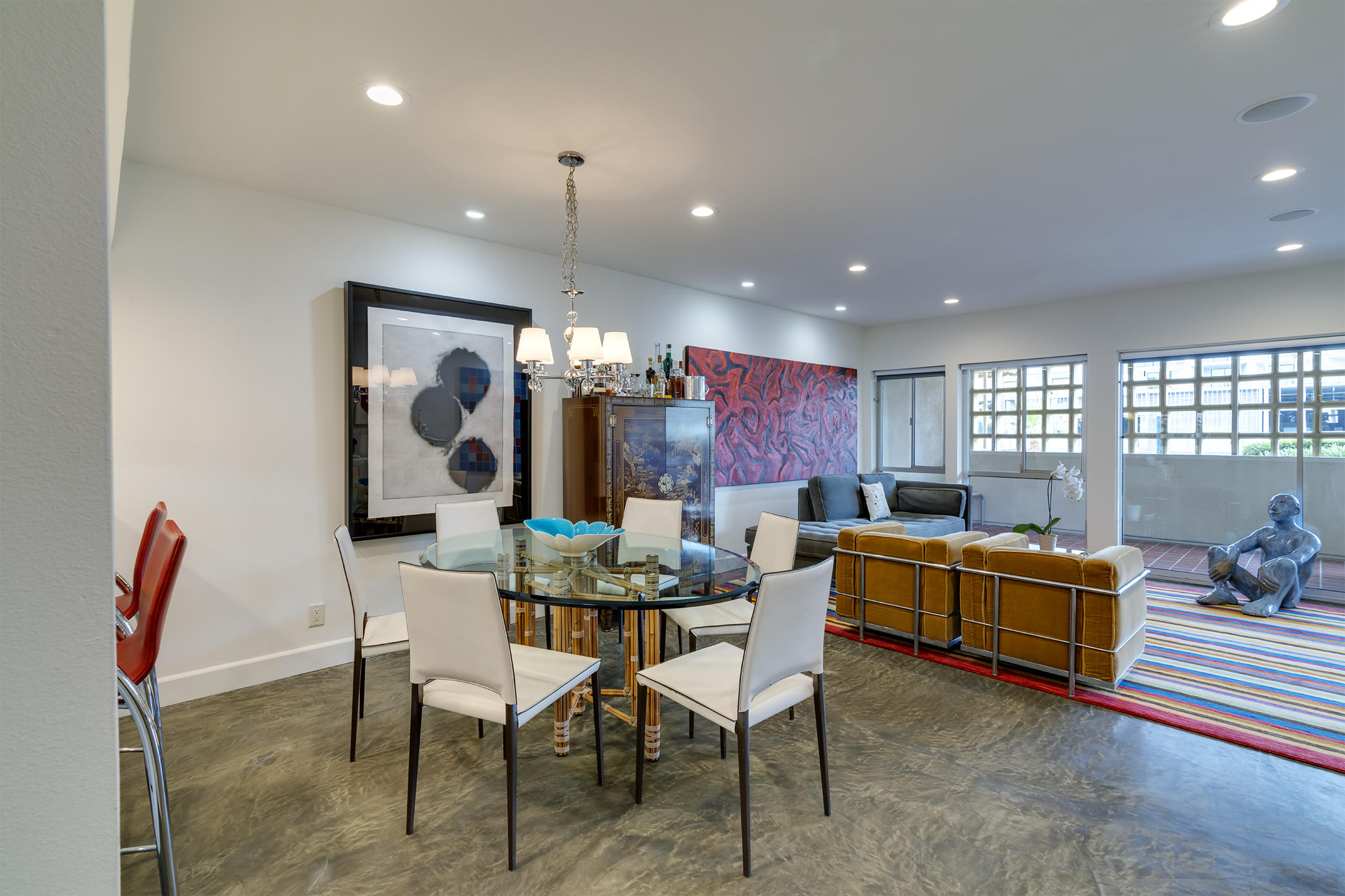 277 East Alejo Road, Unit 101 Palm Springs, CA 92262 - Photo 3 of 30 a dining room with furniture and window