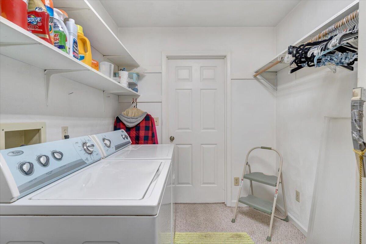 3737 Bore Auger Road Blue Ridge, VA 24064 - Photo 49 of 100 a utility room with dryer and washer