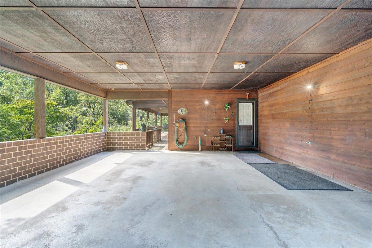 3737 Bore Auger Road Blue Ridge, VA 24064 - Photo 53 of 100 a view of a room with wooden walls