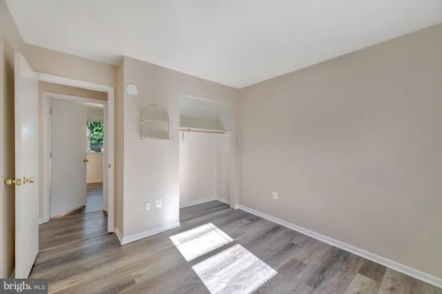 wooden floor in an empty room