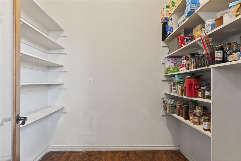 611 Mohawk Street Tioga, TX 76271 - Photo 13 of 37 Two full size pantries on either side of the kitchem