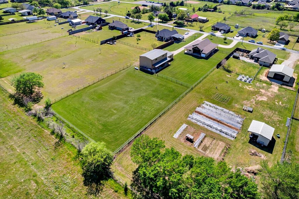 611 Mohawk Street Tioga, TX 76271 - Photo 26 of 37 Aerial view with cross fenced back pasture