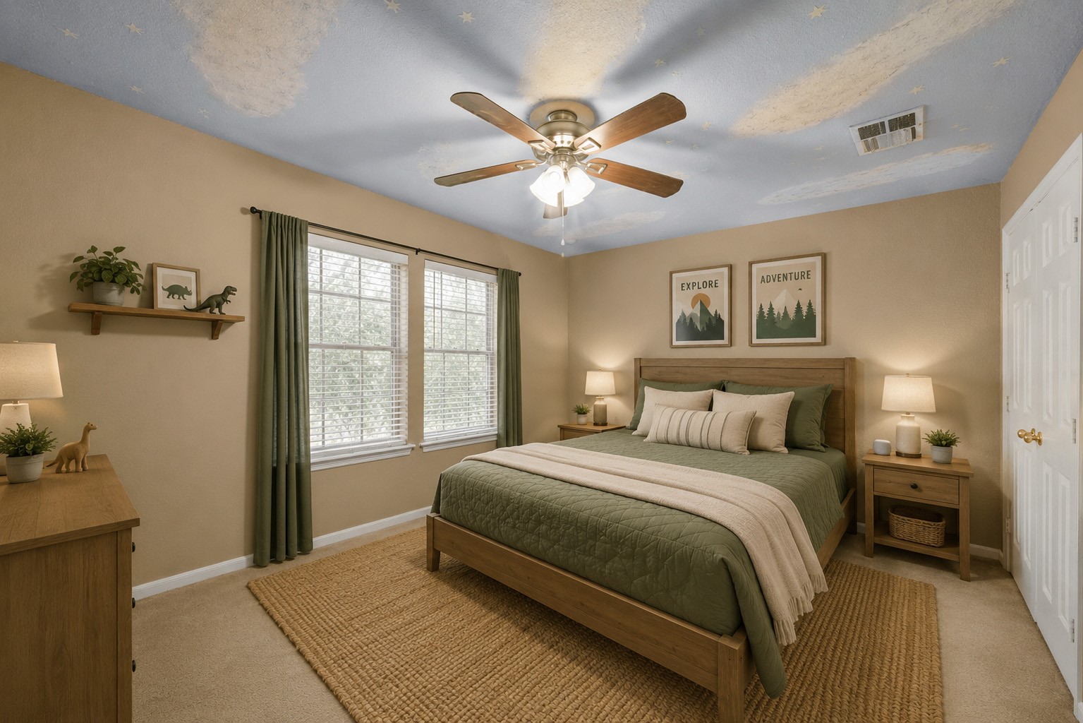 3222 Crestbridge Lane Spring, TX 77388 - Photo 13 of 20 Photos have been virtually staged for marketing purposes. Furniture, decor, and other items shown may not be present in the home. (Bedroom #2)