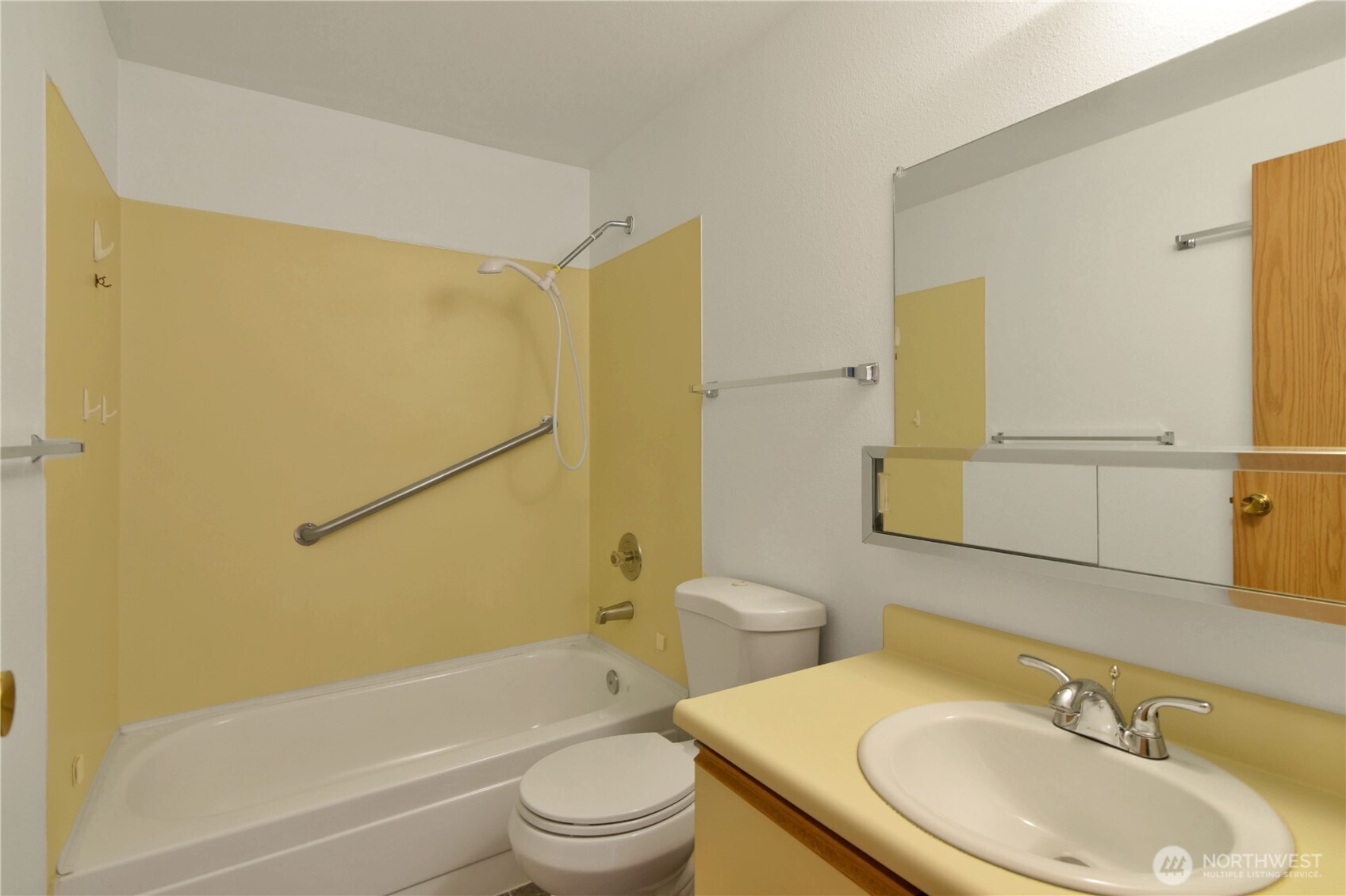 700 North 160th Street, Unit A314 Shoreline, WA 98133 - Photo 16 of 22 a bathroom with a sink toilet and shower