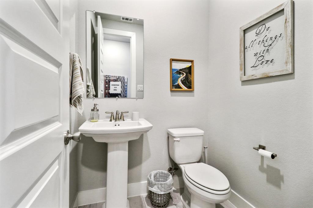 847 Longbranch Way Little Elm, TX 76227 - Photo 17 of 39 Half bath for guests
