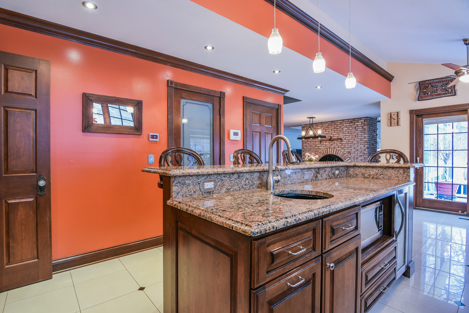 41W417 Farview Road Elburn, IL 60119 - Photo 14 of 29 a kitchen with stainless steel appliances granite countertop a sink and cabinets