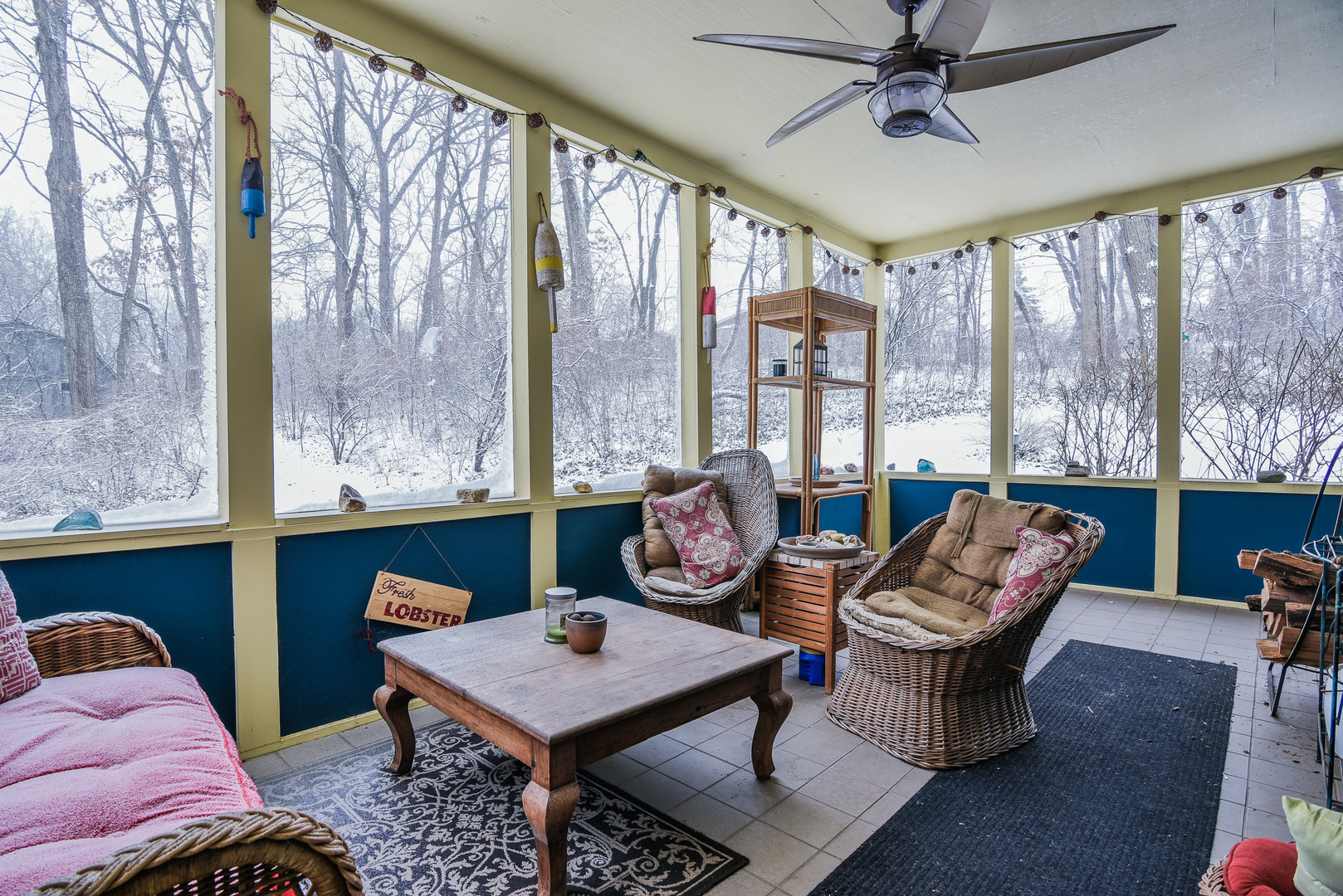 41W417 Farview Road Elburn, IL 60119 - Photo 27 of 29 a living room with furniture and a floor to ceiling window