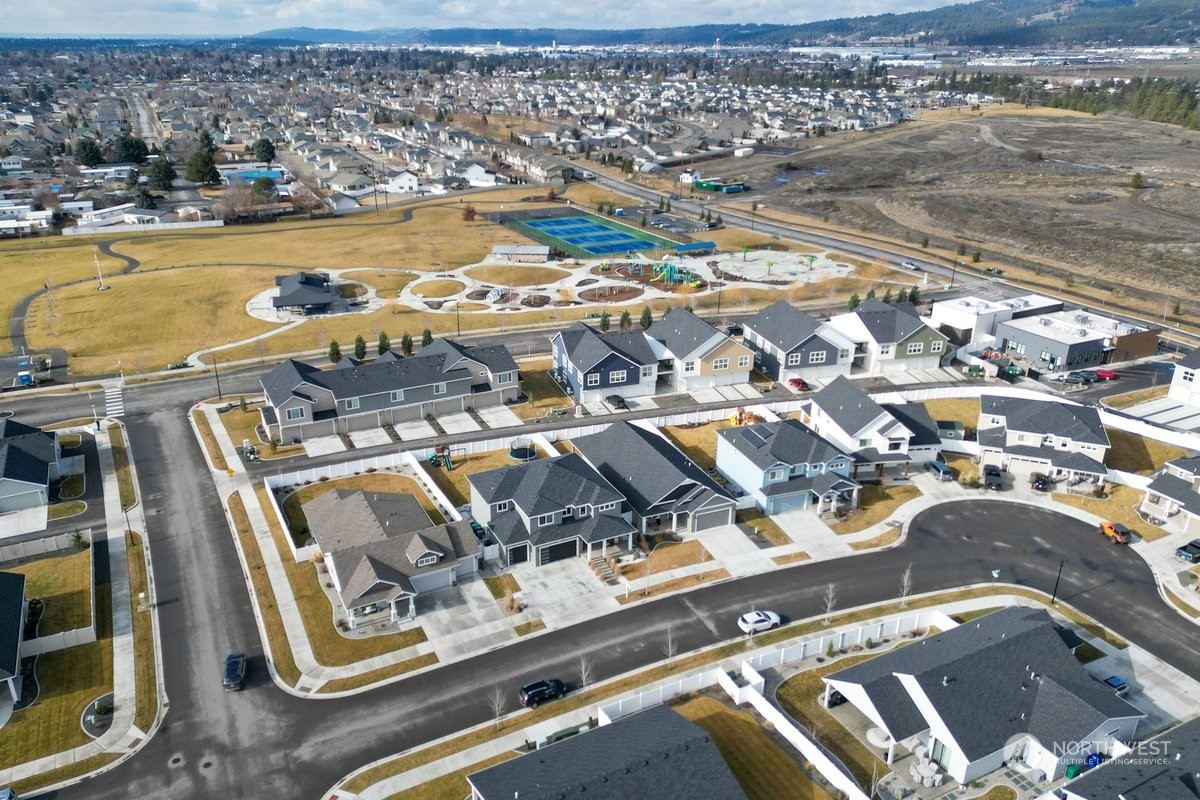 1835 Hood River Road Liberty Lake, WA 99016 - Photo 36 of 37 an aerial view of residential houses with outdoor space