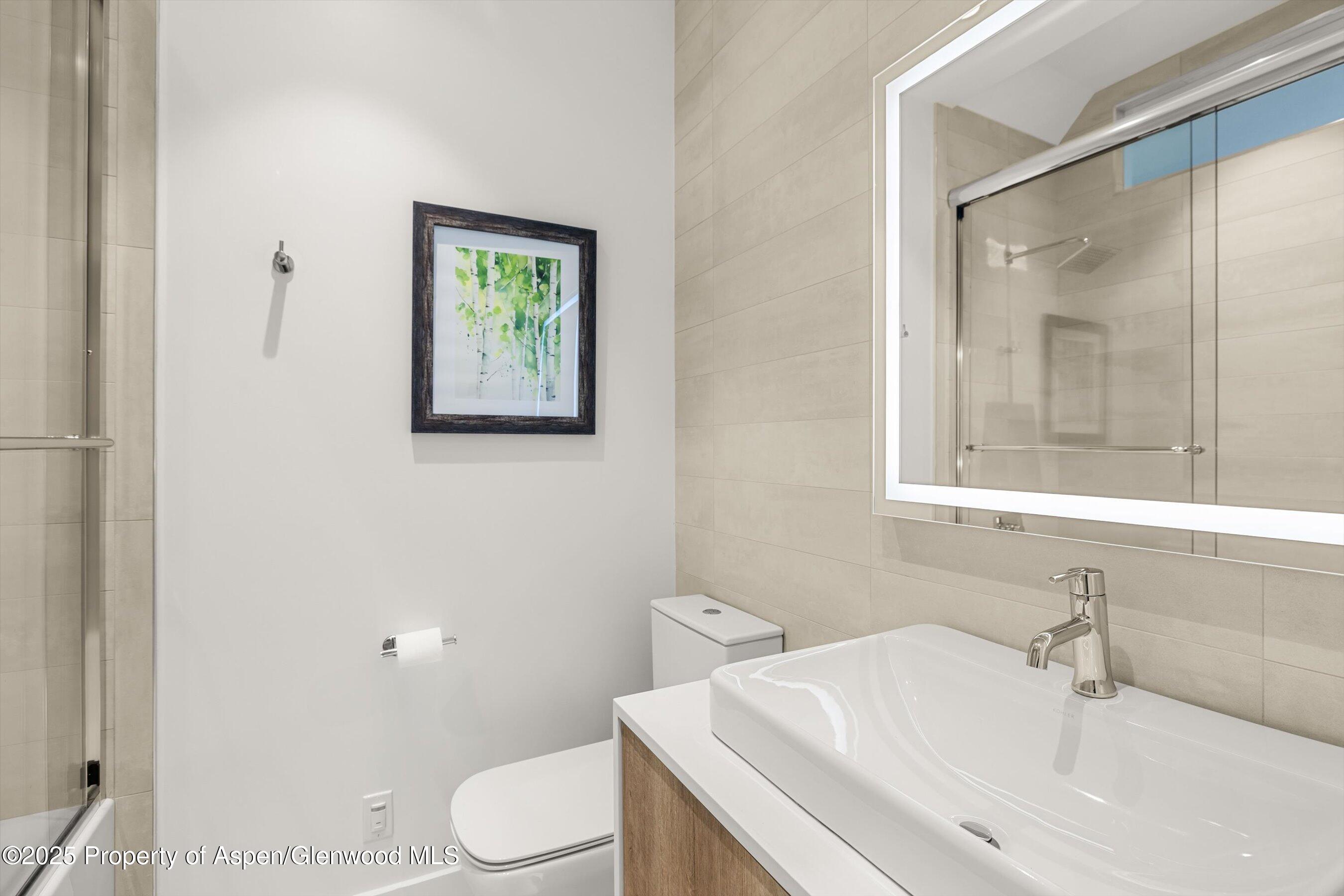 800 South Mill Street, Unit 303C Aspen, CO 81611 - Photo 23 of 32 a bathroom with a sink and a toilet